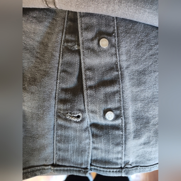 Size 8 Women's Grey-green Cotton Mossimo Supply Co. Button-Front Skirt 💚 - Picture 9 of 16